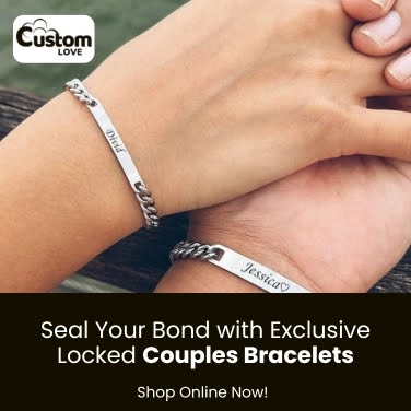 Seal Your Bond with Exclusive Locked Couples Bracelets. Shop Online Now! - CustomLove