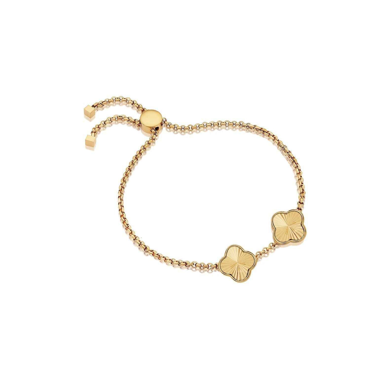Custom Clover Name Bracelet - CustomLove