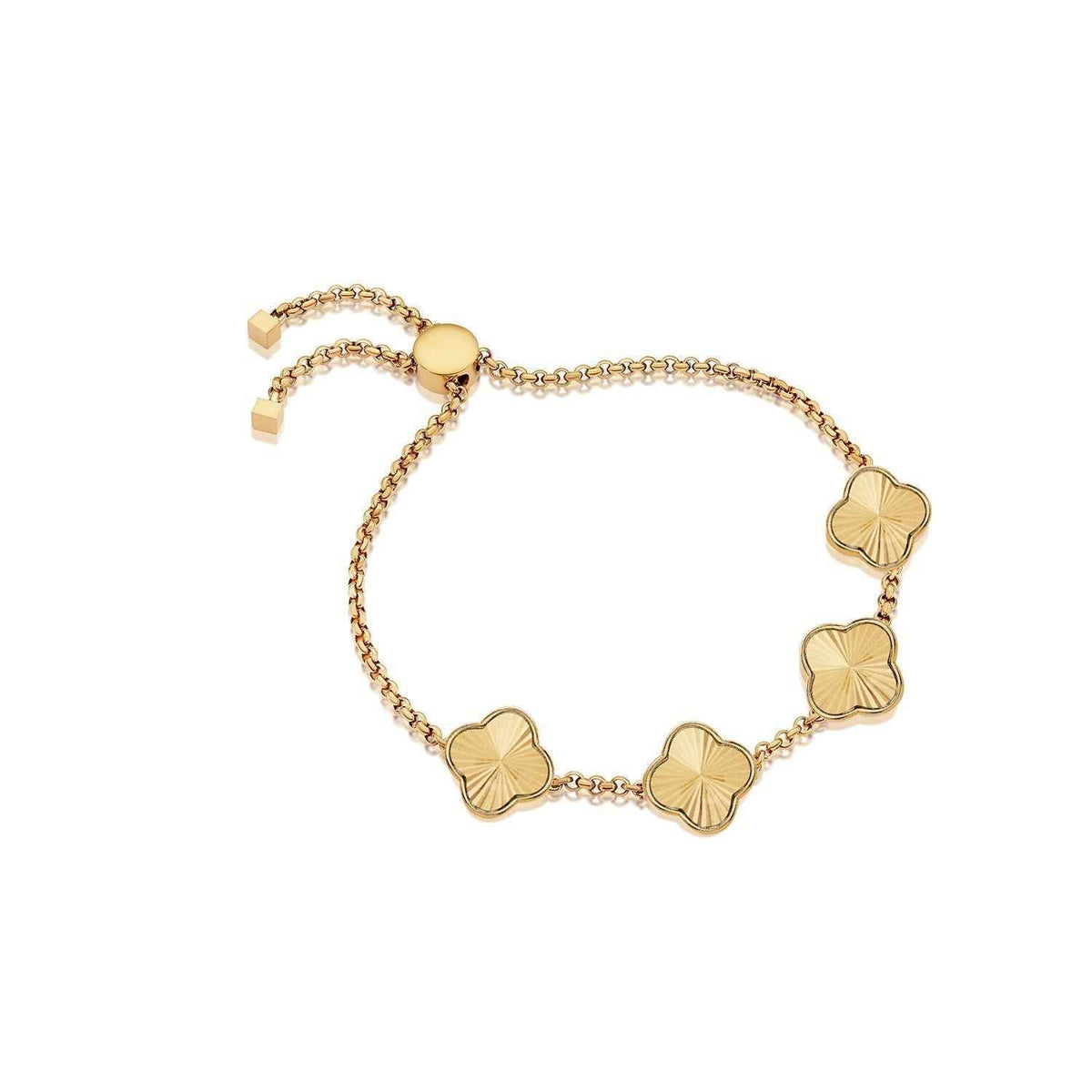 Custom Clover Name Bracelet - CustomLove