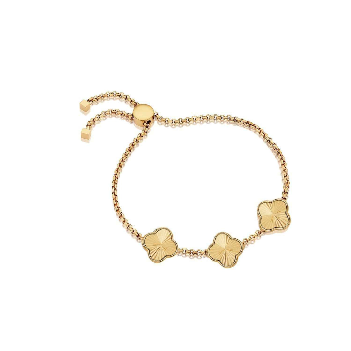 Custom Clover Name Bracelet - CustomLove