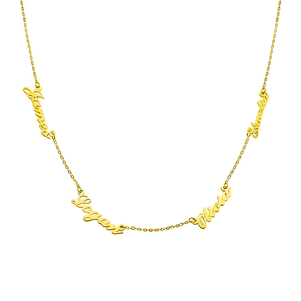 Personalized 4 Names Necklace-CustomLove