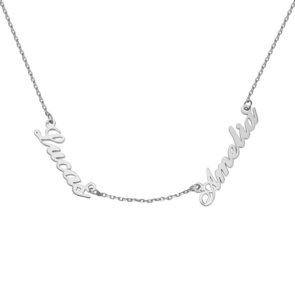 Personalized Double Name Necklace for Gift-CustomLove