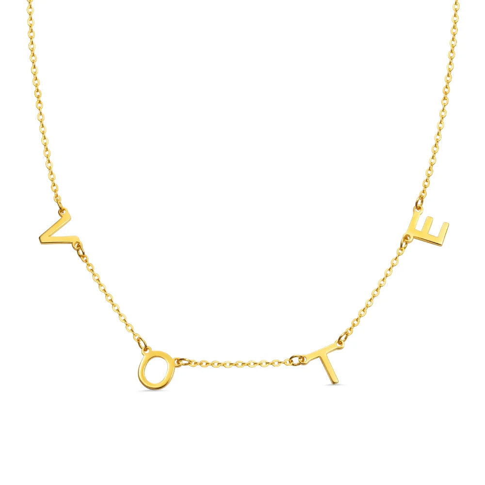 Custom-designed 1-8 Initials Necklace-CustomLove
