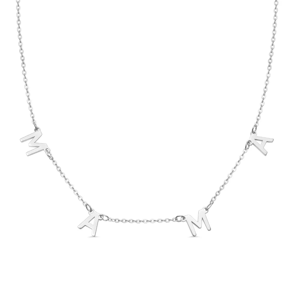 Custom-designed 1-8 Initials Necklace-CustomLove