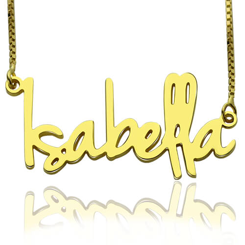 Small Name Necklace For Her-CustomLove