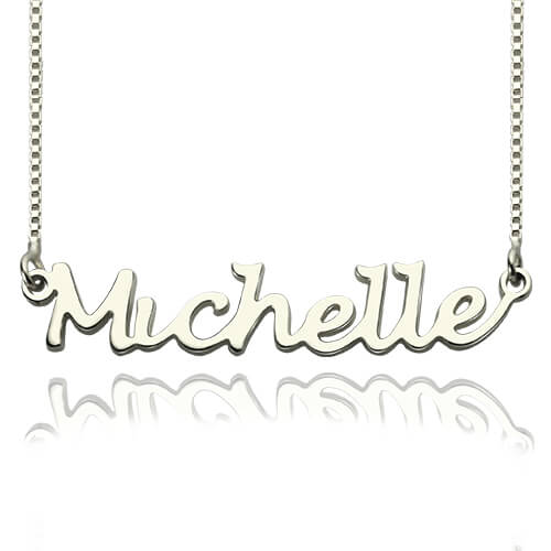 Recognizable Handwriting Name Necklace-CustomLove