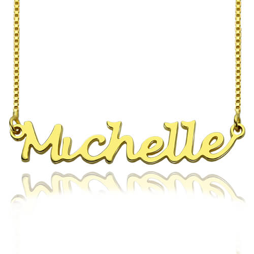 Recognizable Handwriting Name Necklace-CustomLove