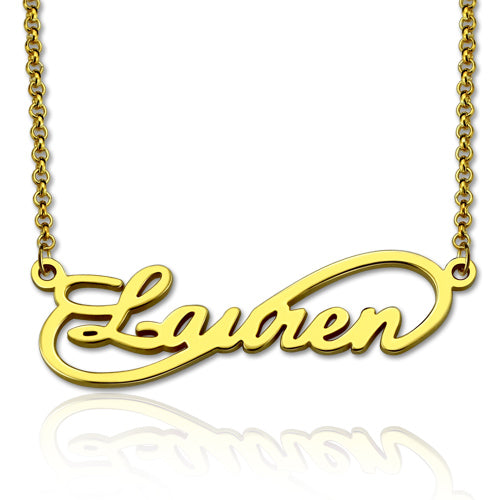 Unique Infinity Style Name Necklace-CustomLove