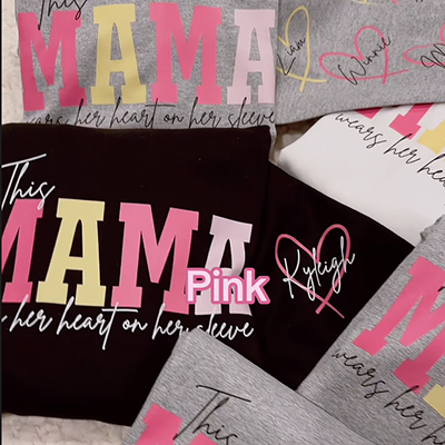 Personalized Heart On Sleeve with Kid Names on Sleeves-CustomLove