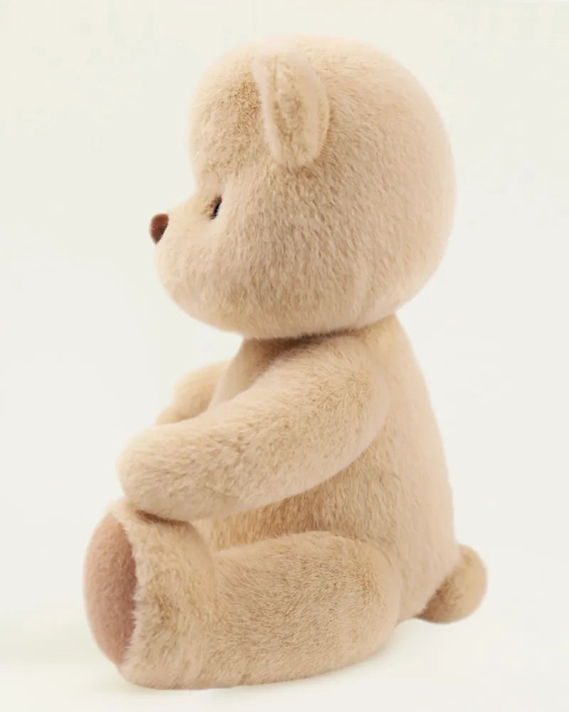 CustomLove Pink Furry Dino Bear Handmade Jointed Teddy Bear Gift-CustomLove