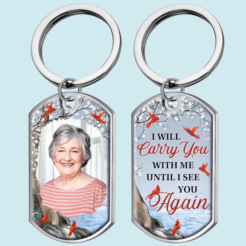 Keeprix - Custom memorial photo keychain-CustomLove