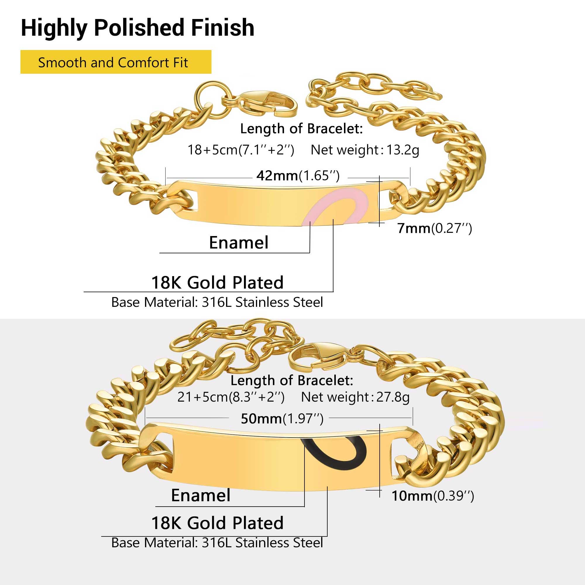 Personalized-Engraving-Bracelet-Gold-Plated