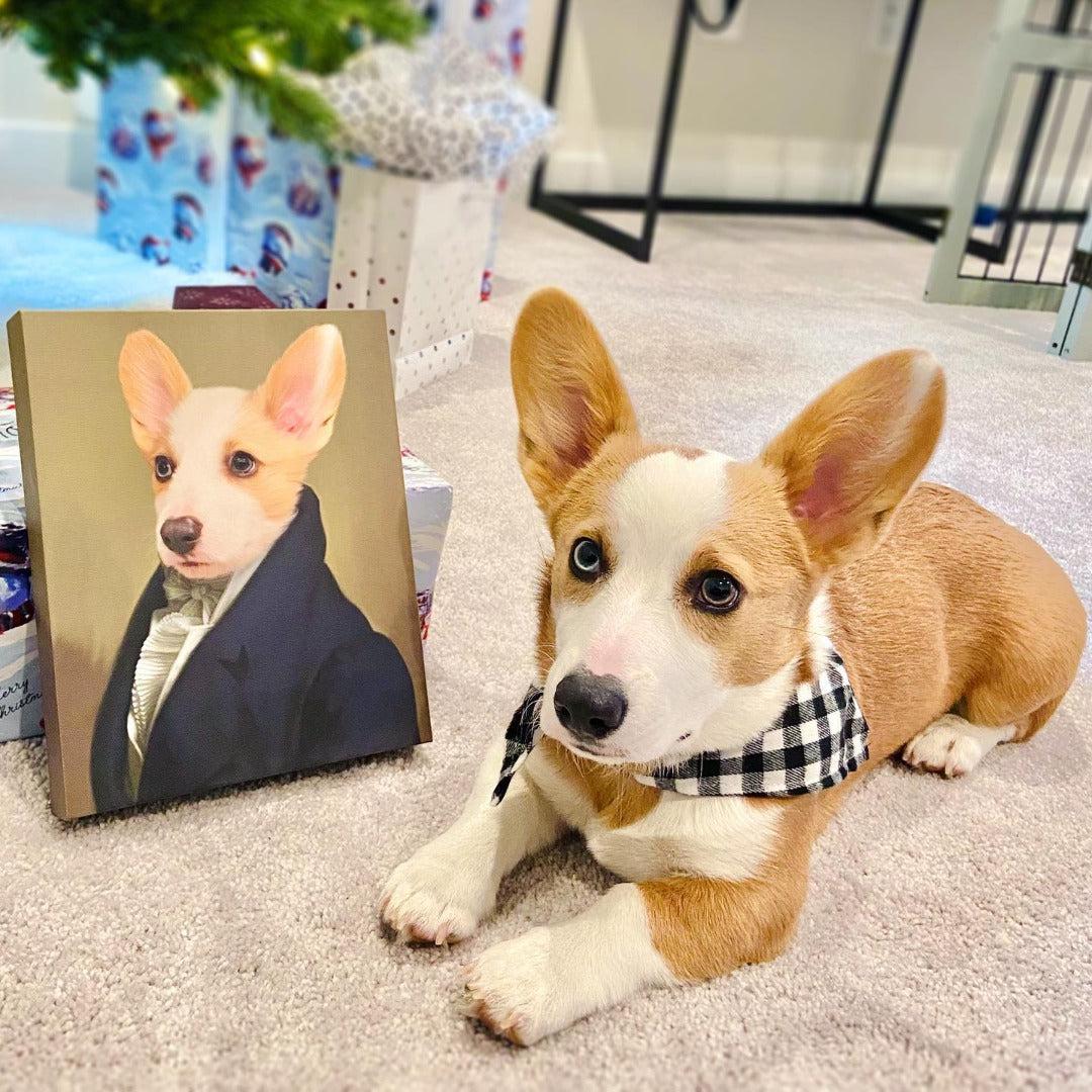 The Ambassador - Custom Pet Canvas-CustomLove
