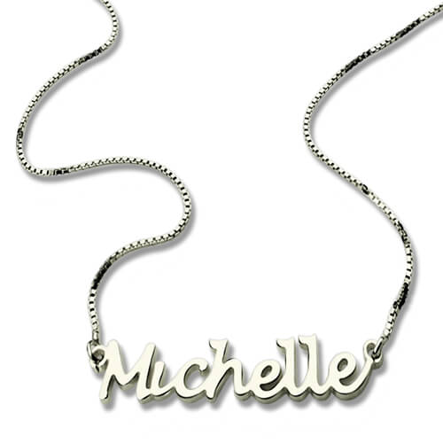 Recognizable Handwriting Name Necklace-CustomLove