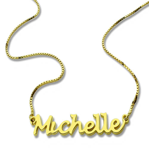 Recognizable Handwriting Name Necklace-CustomLove