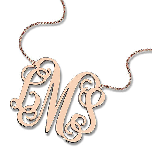 Personalized 2" XXL Big Monogram Necklace-CustomLove