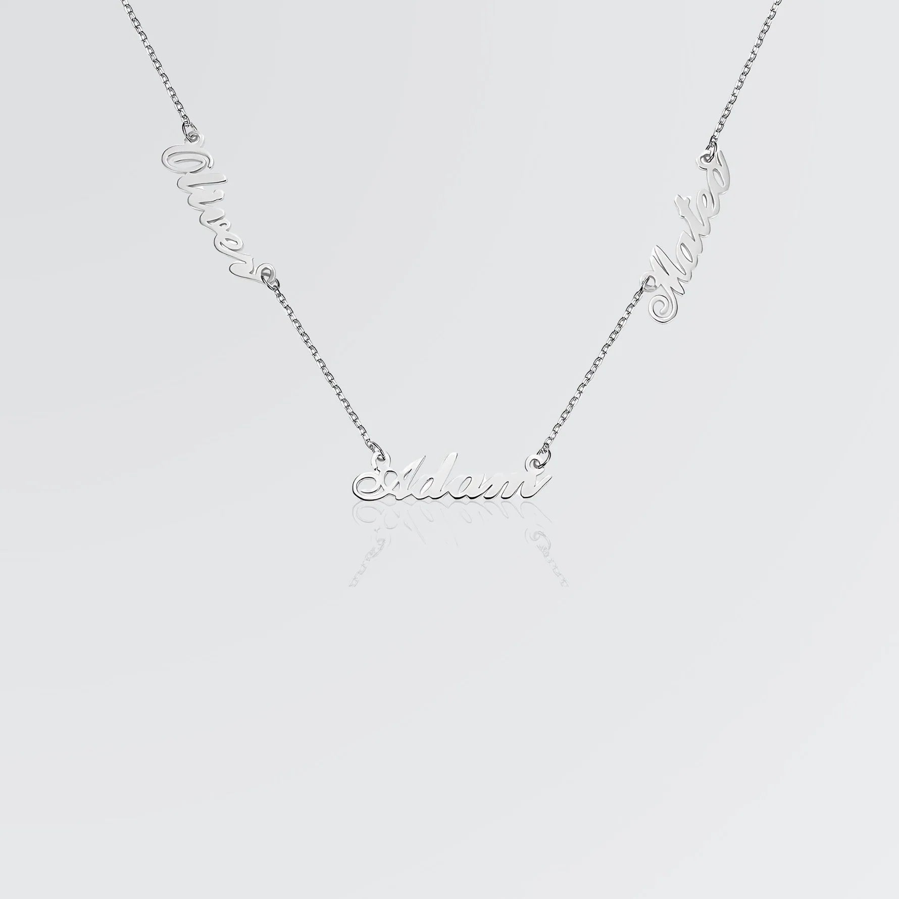 Personalized Three Name Necklace-CustomLove