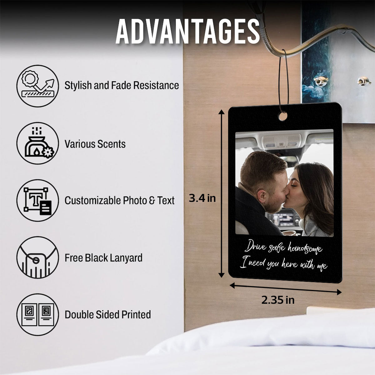 Personalized Car Air Freshener-CustomLove