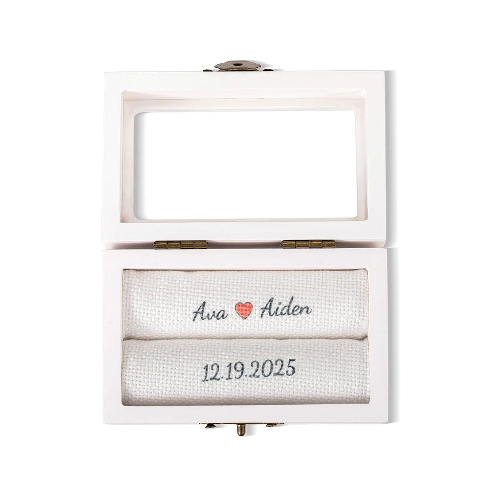 Vowcrest - Custom wooden ring box-CustomLove