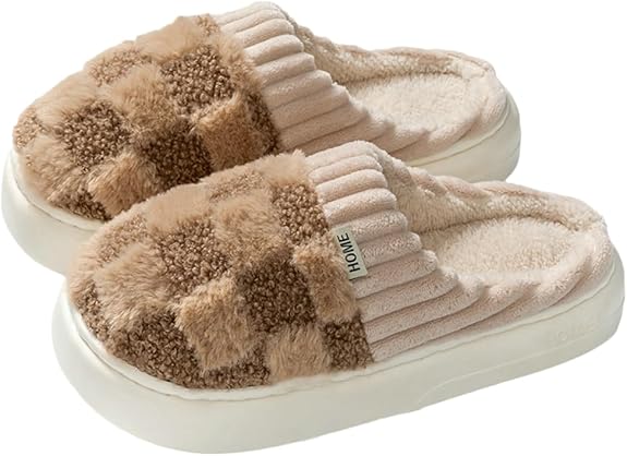 Unisex Plush Slippers-CustomLove