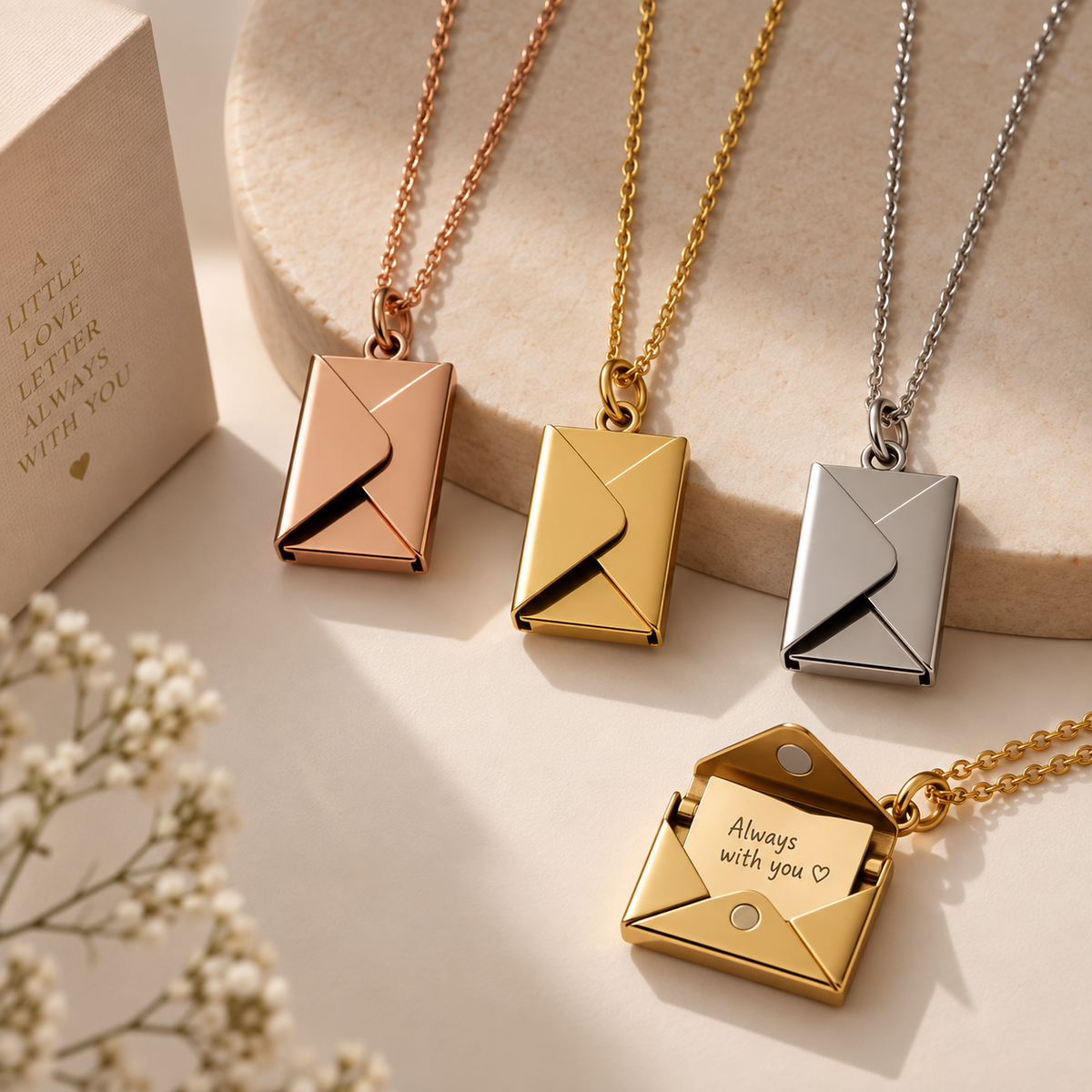Personalized Secret Love Letter Necklace