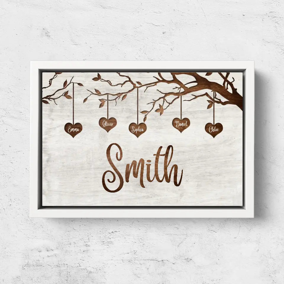 Personalized Canvas "Our Family"-CustomLove