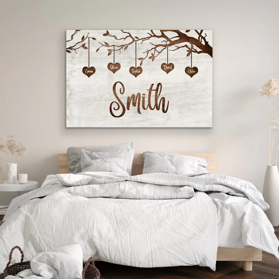 Personalized Canvas "Our Family"-CustomLove