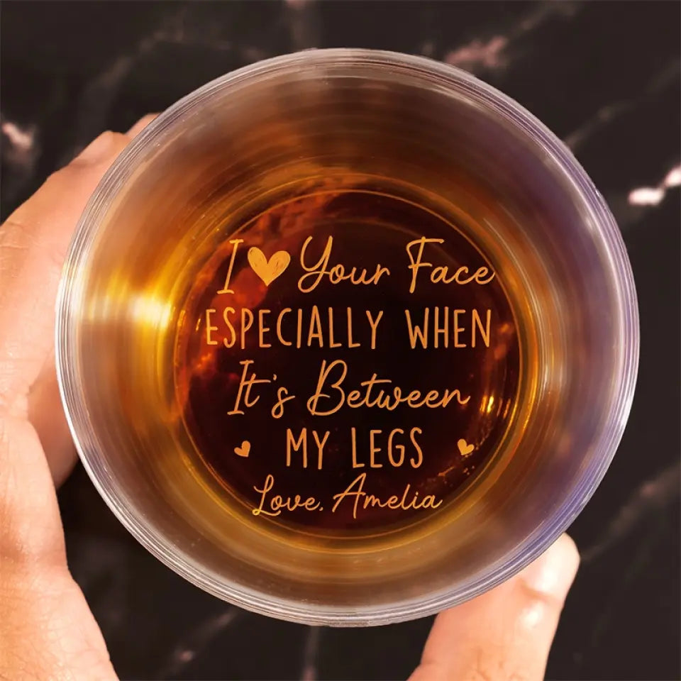 Personalized Whiskey Glass - You're The Only One I Want To Annoy For The Rest Of My Life-CustomLove