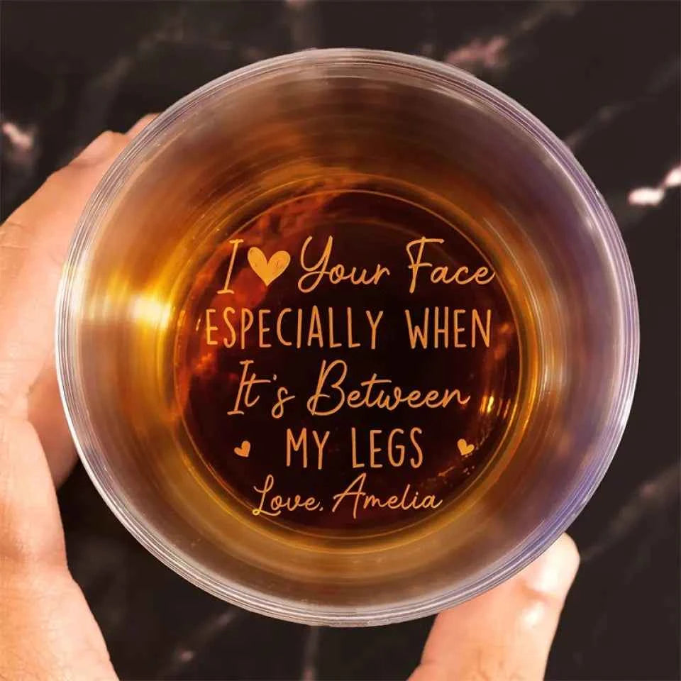 Personalized Whiskey Glass - You're The Only One I Want To Annoy For The Rest Of My Life - CustomLove