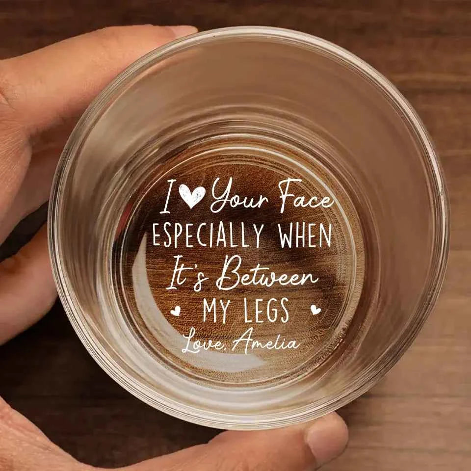 Personalized Whiskey Glass - You're The Only One I Want To Annoy For The Rest Of My Life - CustomLove