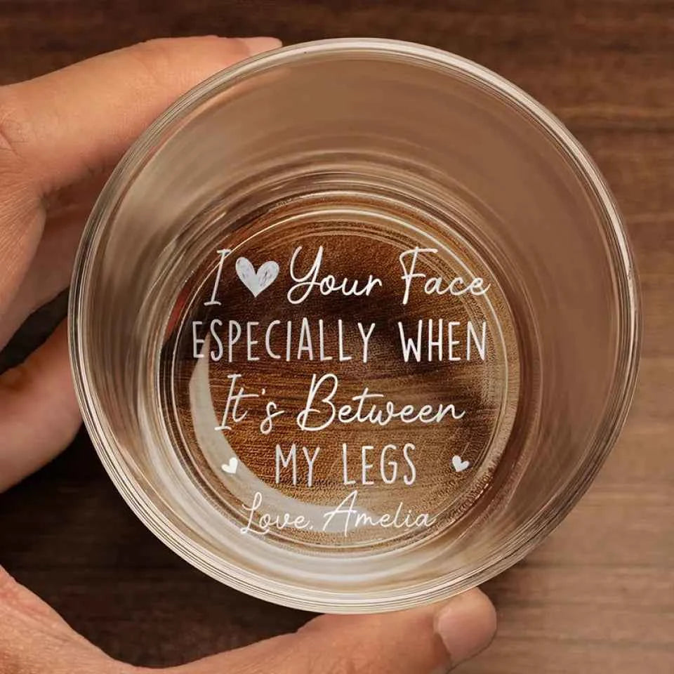 Personalized Whiskey Glass - You're The Only One I Want To Annoy For The Rest Of My Life - CustomLove