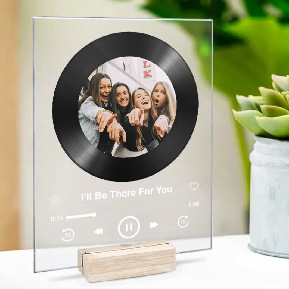 Personalized Acrylic Plaque - Gift For Best Friends, BFF, Sisters-CustomLove