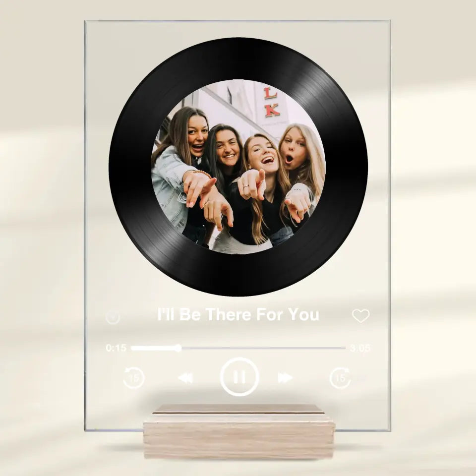 Personalized Acrylic Plaque - Gift For Best Friends, BFF, Sisters-CustomLove
