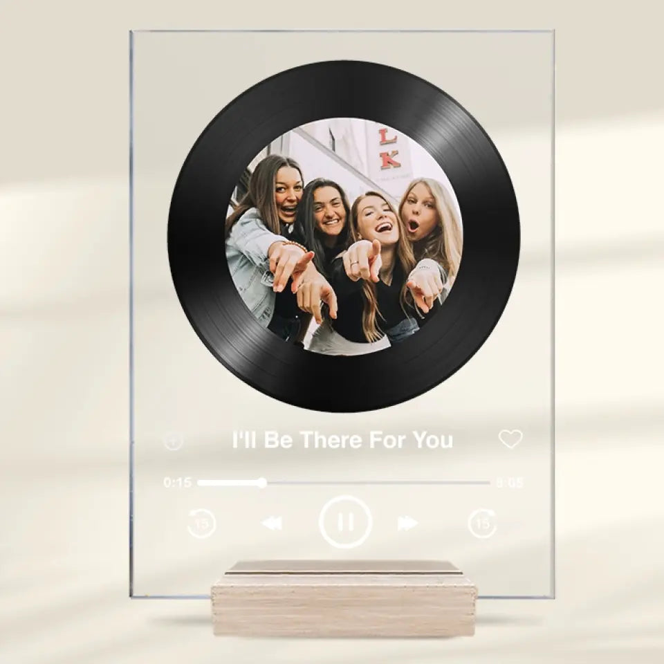 Personalized Acrylic Plaque - Gift For Best Friends, BFF, Sisters-CustomLove