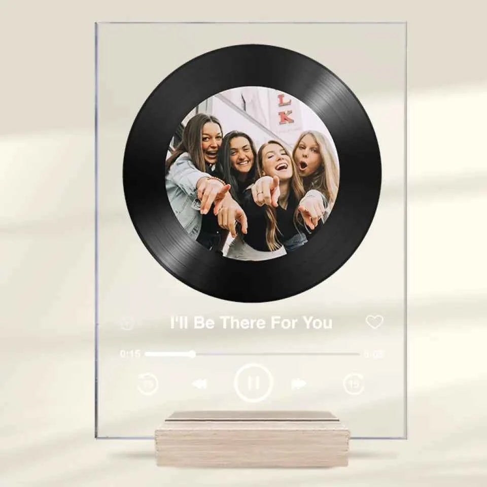 Personalized Acrylic Plaque - Gift For Best Friends, BFF, Sisters - CustomLove