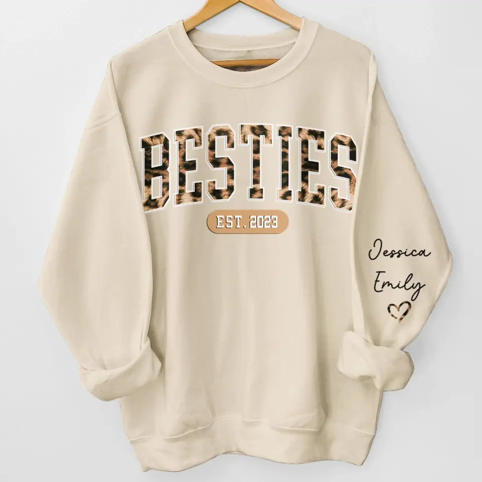 Personalized Sweatshirt - Gift For Best Friends, BFF, Sisters-CustomLove
