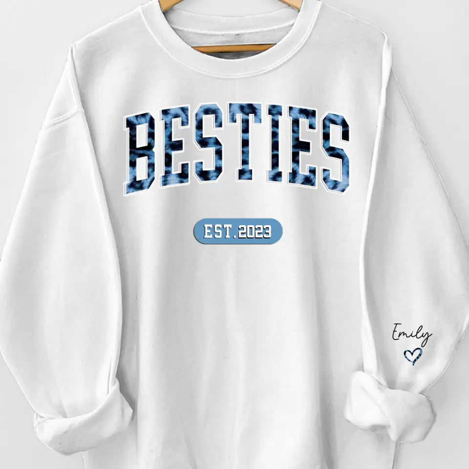 Personalized Sweatshirt - Gift For Best Friends, BFF, Sisters-CustomLove