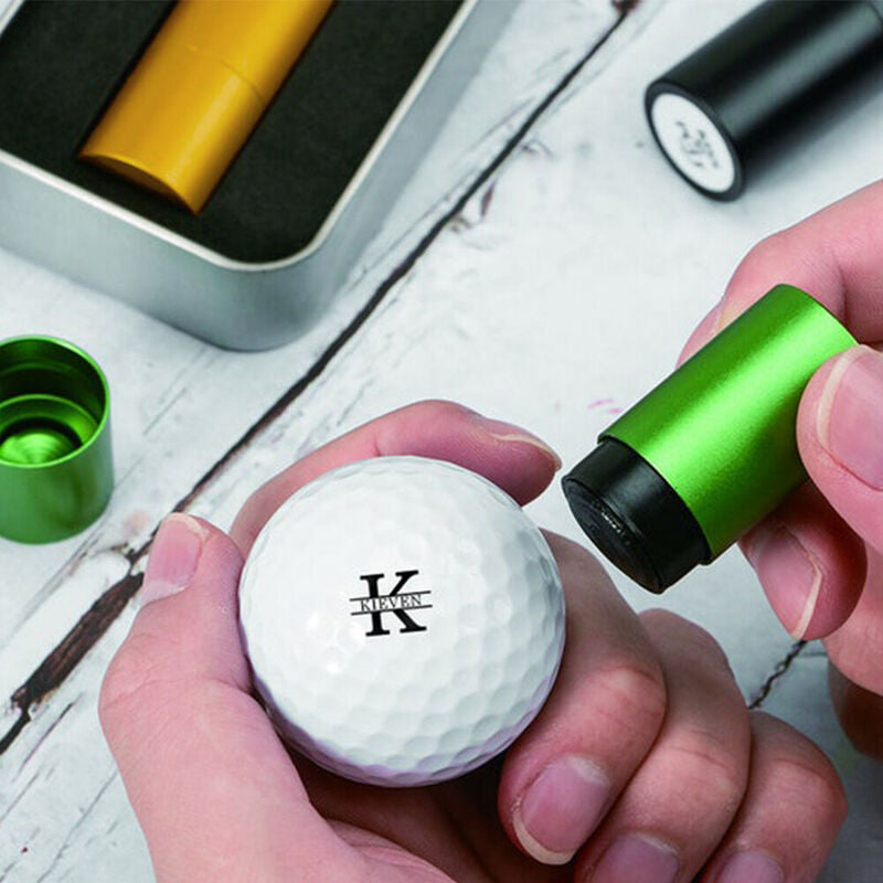 Custom Name Golf Ball Stamp Color Ink Ball Stamp Accessories Gift for Golfer-CustomLove