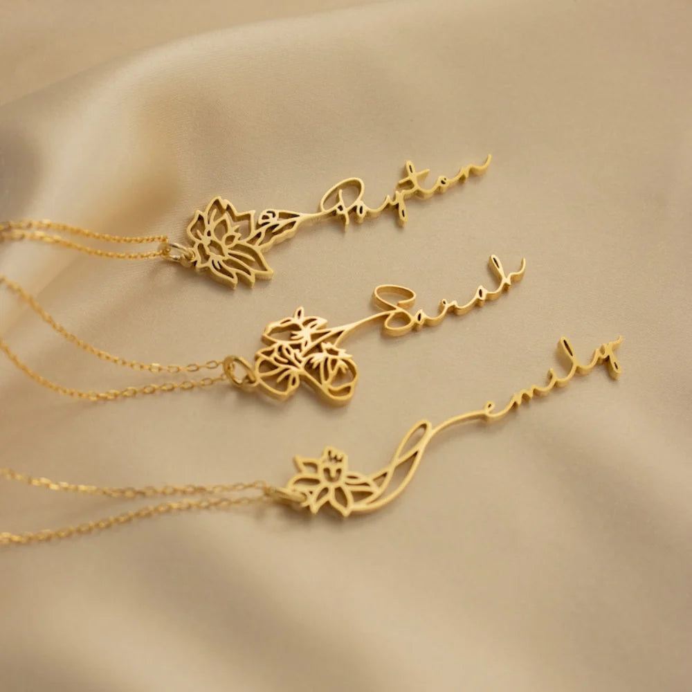 birth-flower-name-necklace