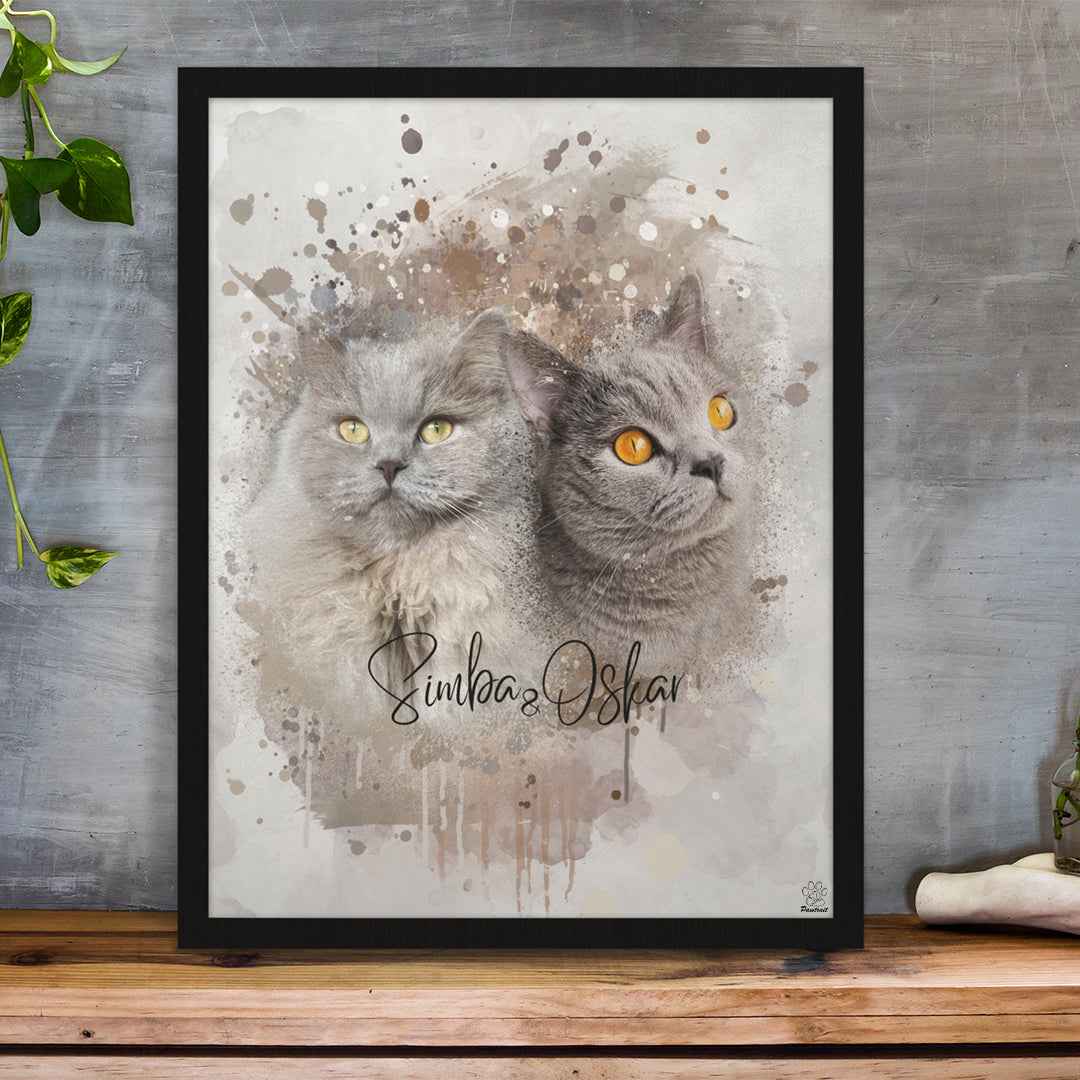 Aquarell Pawtrait - CustomLove