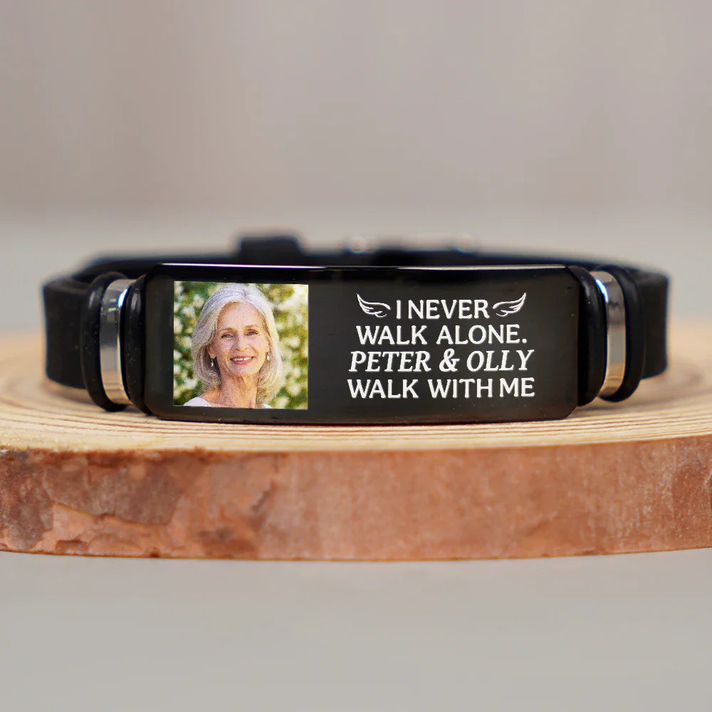 Solastra - Engraved memorial photo bracelet-CustomLove