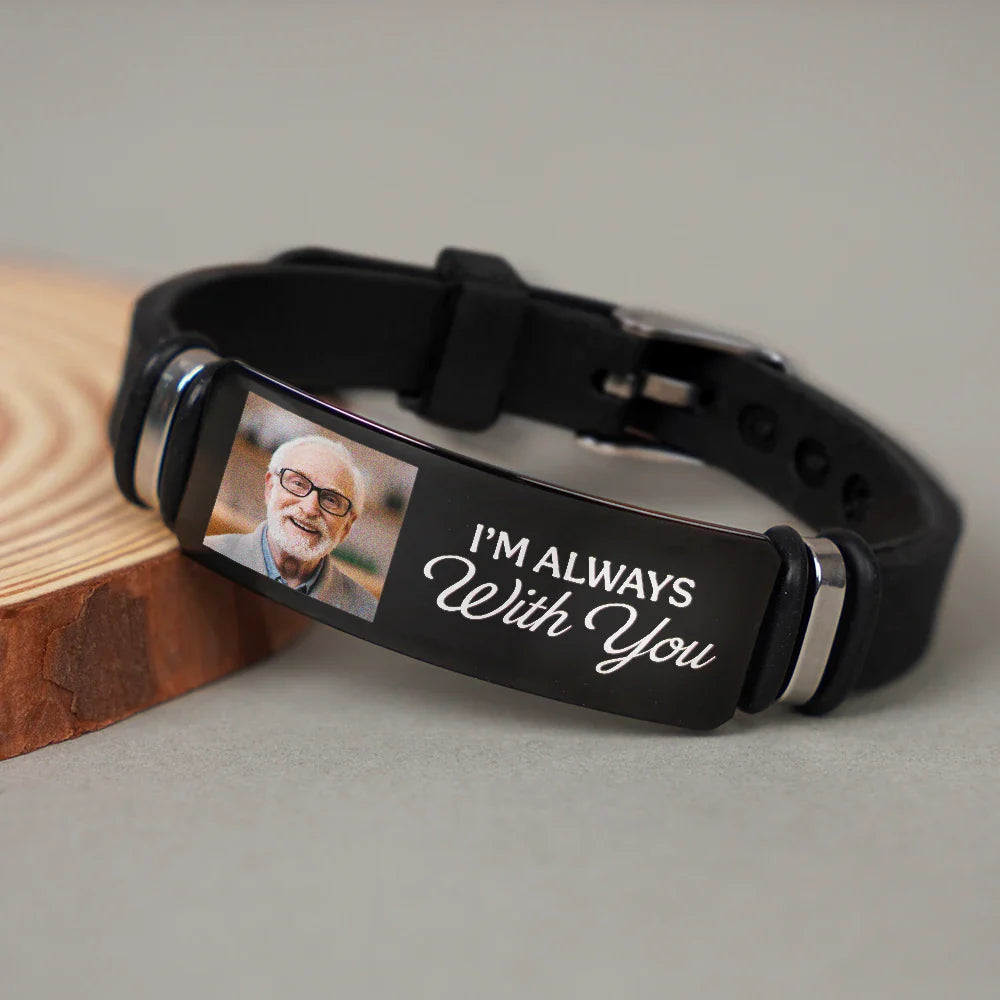Solastra - Engraved memorial photo bracelet-CustomLove