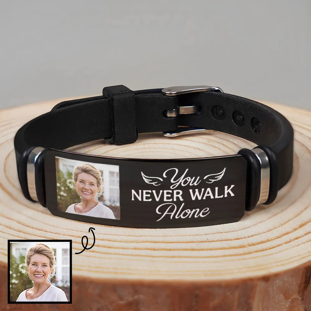 Solastra - Engraved memorial photo bracelet-CustomLove
