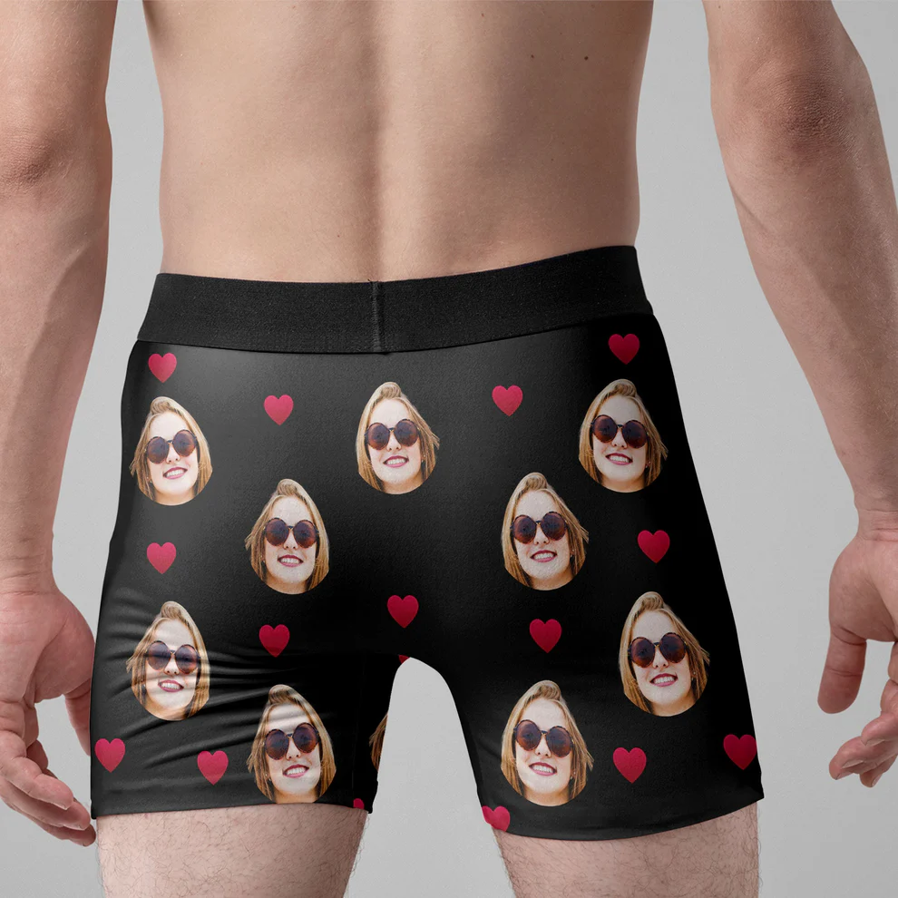 Personalized Photo Men's Boxer Briefs - I Sucked it So It's Mine-CustomLove