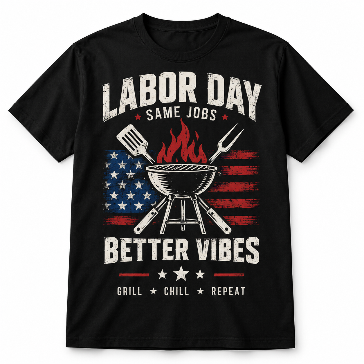 Same Jobs, Better Vibes™ Labor Day Tee