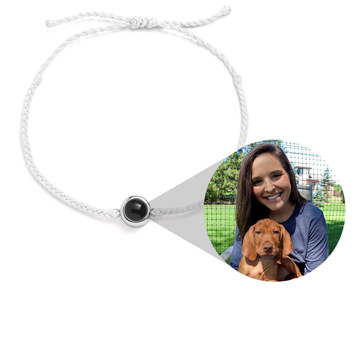 Custom Circle Photo Bracelet – Personalized Picture Jewelry