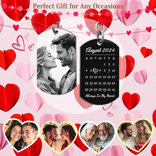 Customized Calendar Keychain – Wedding & Anniversary Gift