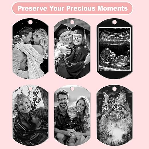 Engraved calendar keychain