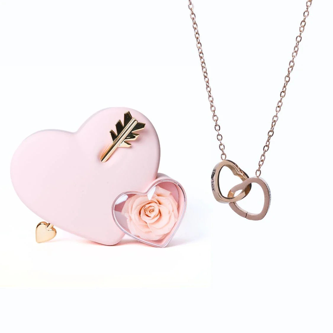 Eternal_Love_Intertwined_Stainless_Steel_Necklace_-_Light_Pink_Rose_Gold_Stainless_Steel