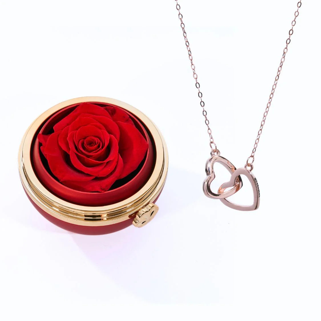 Eternal_Passion_Intertwined_Silver_Necklace_-_Red_Rose_Gold_Silver